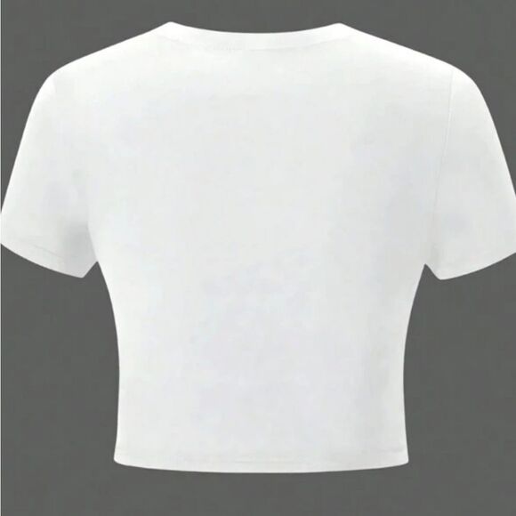 Super cute miss Usa crop Tee sz.xxl - Picture 2 of 6